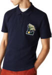 Lacoste Tricouri polo bărbați Lacoste Men’s Regular Fit L Badge Cotton Piqué - navy blue (PH7730-00-166)