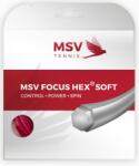 MSV Racordaj tenis MSV Focus Hex Soft (12 m) - red (7004)