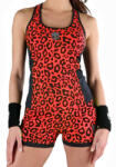 Hydrogen Maiouri tenis dame Hydrogen Panther Tech Tank Top - black/red (T01706-108)