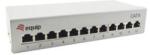 Equip Asztali patch panel - 227363 (12 port, Cat6, árnyékolt, szürke) (EQUIP_227363) (EQUIP_227363)