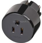 NEDIS Brennenstuhl BN-1508520 travel, utazó adapter USA, Kanada, Japán, Mexiko, Dominika aljzat - Európa dugó (BN-1508520) (BN-1508520)