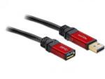 Delock USB 3.0-A apa / anya hosszabbító prémium kábel, 1 m (DL82752) (DL82752)