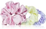 BrushArt Daisy Dreams Satin Scrunchies Set Elastice pentru par 3 buc