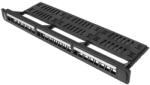 Lanberg PPKS-1124-B patch panel 1U (PPKS-1124-B)