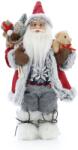 Kring Mikulás figura puttonnyal és mackóval, 30 cm (CK606-K171)