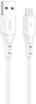 Vipfan Colorful X12 USB és Micro USB kábel, 3A, 1m (fehér)