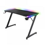 Trust GXT 710 Luminus Pro RGB Gamer asztal fekete (25419)