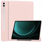 Techsuit Husa Techsuit Flex Trifold pentru Samsung Galaxy Tab S10+ / Tab S9 FE+ / Tab S9+ (Roz)