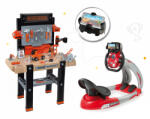 Smoby Set atelier de lucru Black+Decker Smoby electronic şi simulator electronic V8 Driver cu sunet şi cu lumină (SM360702-12) Set bricolaj copii
