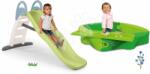 Smoby Set tobogan cu dublu val și nisipar cu joc de apă Toboggan Life Smoby lungimea suprafeței de alunecare 200 cm cu apă (SM820405-45)