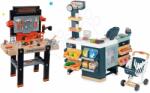 Smoby Set atelier de lucru Black+Decker Smoby electronic şi magazin Supermarket cu accesorii (SM360702-7) Set bricolaj copii
