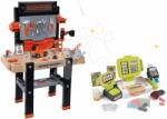 Smoby Set atelier de lucru Black+Decker Smoby electronic şi casă de marcat cu scaner și calculator (SM360702-6) Set bricolaj copii