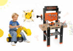 Smoby Set bancă de lucru Black&Decker Smoby cu maşină de găurit şi graifer Maxi Power cu şezlong (SM360701-3) Set bricolaj copii