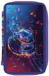 Herlitz Penar neechipat Herlitz 2 fermoare, dimensiune 20 x 4.5 x 13 cm, motiv Music (400198300) Penar