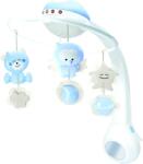Infantino zenélő körforgó projektorral 3in1, kék