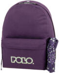 Polo Original Scarf Ghiozdan Școlar de Spate pentru Școala Gimnazială - Liceu Violet cu Husă pentru Sticlă de Apă 20l 9-01-135-4759 2024 (9-01-135-4759)