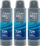 Dove Triopack Men+Care Clean Comfort 150 ml (8720181284335x3)