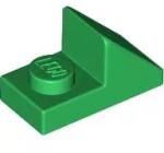 LEGO® 92946c6 - LEGO zöld kocka 45° elem 1x2 méretű, 2/3 kivágással (92946c6)