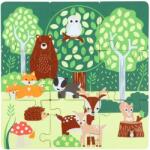 Orange Tree Toys Puzzle din lemn Orange Tree Toys - Animale din pădure, 9 piese (OTT20003) Puzzle