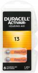 Duracell Hallókészülék akkumulátor Duracell 13 ActivAir PR48 hallókészülékekhez 6 db (DA13)