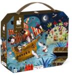 Janod Puzzle în valiză Vânătorii de comori 36 buc (J02614) Puzzle