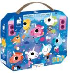 Janod Puzzle în valiză Unicorn la concert 24 de piese (J02544) Puzzle