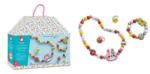 Janod Atelier Set creativ Fabricarea bijuteriilor Mărgele din lemn Grădină de flori 4 buc (J09130)