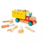 Janod BricoKids Jucărie din lemn cu mașină de tras și unelte (J06451) Set bricolaj copii