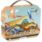 Janod Puzzle panoramic in cutie Dinozauri Dino 100 buc (J05831) Puzzle