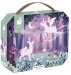 Janod Puzzle în valiză Unicorni 54 buc (J02555) Puzzle