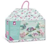 Janod Atelier Set creativ Fabricarea bijuteriilor Agrafe de păr Pui 6 buc în valiză (J09181)
