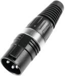 HICON XLR plug 3pin HI-X3CM-BLK