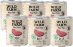  Wild Farm WILD FARM Pate Beef 6x800g gluténmentes kutyatáp