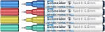 Schneider Akrilmarker készlet, 0, 8 mm, SCHNEIDER "Paint-It 010", 4 különböző metálszín (ML01011502)