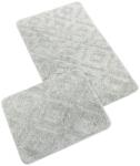 Bellatex Set de covorașe de baie fără decupaj BANYSILVER gri deschis, 60 x 100, 60 x 50 cm, gri deschis Covor baie