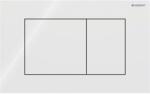 Geberit Sigma 40 Square nyomólap, fehér üveg (GE-115.629.SI.1)