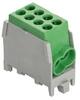 Pollmann Electrotech HLAK 25-1/2/25 M2 elosztótömb 1P 2x25mm2, 2x25mm2, zöld, sorolható 2080190 Pollmann (2080190)