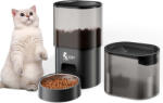 Fudajo automata víz- és ételadagoló macskák és kutyák számára fekete 65289
