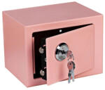 Extralink Home otthoni és irodai széf, kulcsos, rózsaszín, S-404