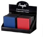 Angelo textil mintás cigaretta tárca, 20 szálas, 4 féle szín, 8 db/doboz (A-806560-egész tálca)