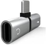 Apple Lightning Port Audio töltőadapter, ezüst