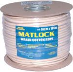 Matlock - NO. 4-3C 6MM 16 SZÁLAS VIASZOS GYAPOT KÖTÉL 100 M-ES GOMBOLYAG (MTL9785720K)