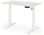 Halmar Állítható magasságú asztal B53 fehér, fehér talpazattal