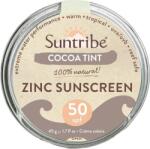 Suntribe Cink fényvédő - arc és sport - SPF 50 - cocoa tint