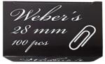 Weber s Gemkapocs WEBER`S 28mm nikkel 100 darabos (83ZPC28)