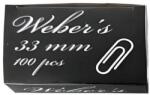 Weber s Gemkapocs WEBER`S 33mm nikkel 100 darabos - robbitairodaszer