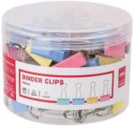 Deli Binder csipesz DELI 25 mm színes 48 darabos (DEL08554) - robbitairodaszer