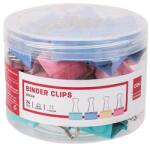Deli Binder csipesz DELI 32 mm színes 24 darabos (DEL08553) - robbitairodaszer