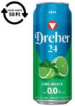 Dreher Alkoholmentes sör DREHER 24 lime-menta 0, 0% 500 ml DRS (C64627)