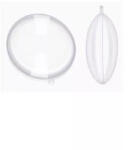  Átlátszó akril medalion, 7*7*2, 5cm 7956